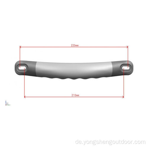 Gummibedeckter Griff mit Seil 130 g